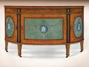 Commode of Lunette Form, c1775 od Unbekannt