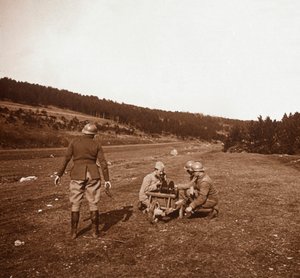 Communications, Genicourt, severní Francie, c1914-c1918 od Unbekannt