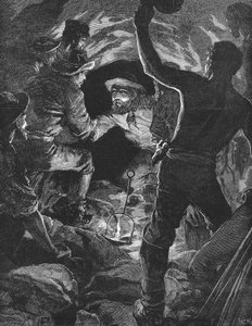 Dokončení tunelu svatého Gottharda pod Alpami, 1880 od Unbekannt