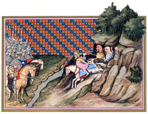 Konference hraběte z Gloucesteru a irského náčelníka, Richard IIs campagne v Irsku, 1399, 18 od Unbekannt