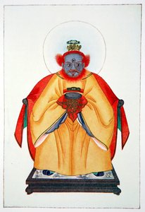 „Konfucius, velký neznapoteosizovaný bůh Číny“, 1922 od Unbekannt
