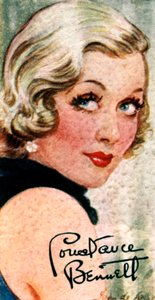 Constance Campbell Bennett, 1904-1965, americká herečka, 20. století od Unbekannt