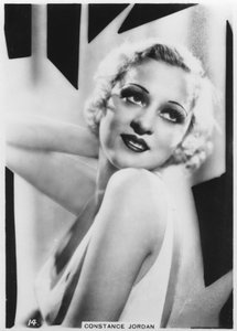 Constance Jordan, herečka, c1938 od Unbekannt