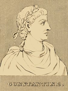 Konstantin, 272 - 337 našeho letopočtu, 1830. od Unbekannt