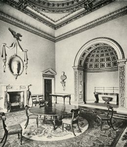 Kontrastní interiéry: Palladian - The Dining-Room, Holkham, Norfolk, William Kent, s Regency od Unbekannt
