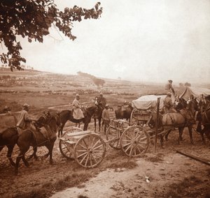 Konvoj, Genicourt, severní Francie, 1916 od Unbekannt