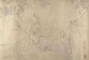 Kopie podle The Sixteen Luohans, 19.-začátek 20. století. od Unbekannt