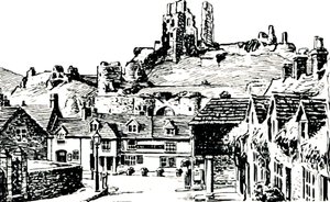 Corfe Village, 1929 od Unbekannt