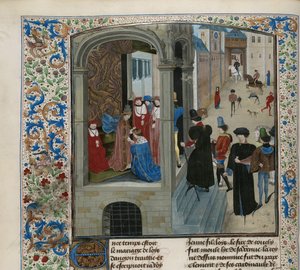 Korunovace francouzského Karla VI., cca 1470-1475. od Unbekannt
