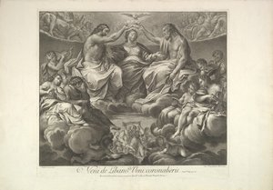 Korunovace Panny Marie, 1741. od Unbekannt