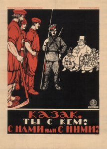 Kozák! Na které straně jsi Jsi s námi nebo s nimi, 1920 od Unbekannt