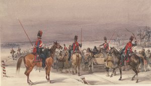 Kozáci převážející deportované, 1831 od Unbekannt