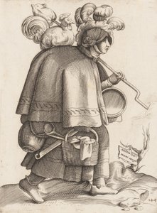 Kostýmní deska: Manželka válečníka z Německa, ca. 1558-70. od Unbekannt