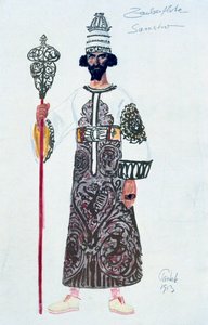 Kostýmní návrh pro Sarastro, 1913 od Unbekannt