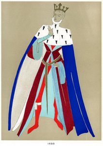 Kostým z roku 1486, začátek až polovina 20. století od Unbekannt
