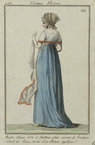 Pařížský kostým, 1798. od Unbekannt