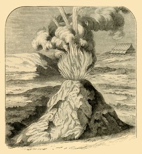 Cotopaxi při erupci v roce 1743, 1881. od Unbekannt