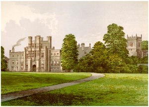Coughton Court, Warwickshire, domov Baroneta Throckmortona, c1880 od Unbekannt