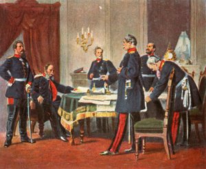 Válečná rada ve Versailles, 1870, 1936. od Unbekannt
