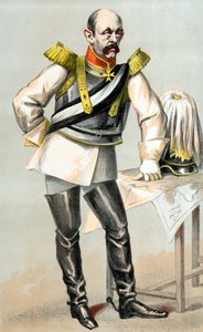 Hrabě Otto von Bismarck, prusko-německý státník, 1870 od Unbekannt