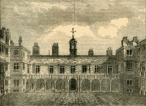 Court of Old Somerset House, od severu, 1881. od Unbekannt