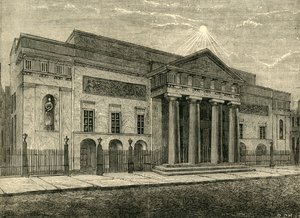 Covent Garden Theatre: Front v roce 1850, 1881. od Unbekannt