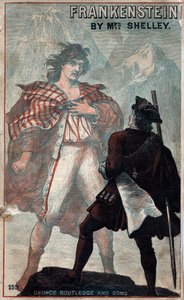 Obálka Frankensteina, Mary Shelley, konec 19. století od Unbekannt