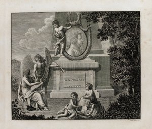 Obálka prvního vydání vokální partitury opery Così fan tutte od W.A. Mozarta, 1794. od Unbekannt