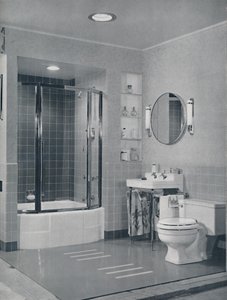 Jeřábová společnost. - Koupelna, 1940 od Unbekannt