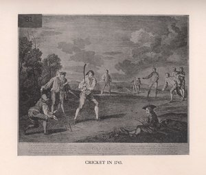 Kriket v roce 1743 1912 od Unbekannt