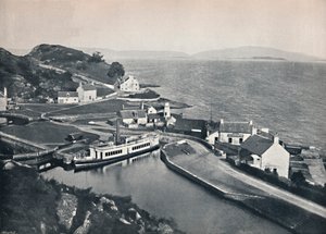 Crinan - Západní konec kanálu a zvuk Jura, 1895 od Unbekannt