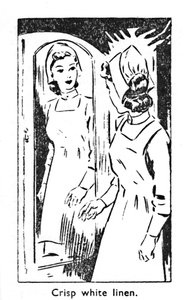 Křupavé bílé prádlo, 1940 od Unbekannt