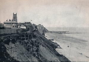 Cromer - Zobrazení kostela na útesech, 1895 od Unbekannt