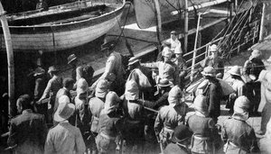 Cronjes Captive Warriors, Docks, Paardeberg, Jižní Afrika, 1900 od Unbekannt