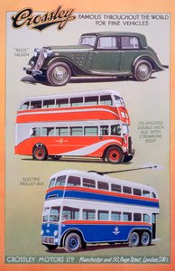 Reklama Crossley Motors, 1937 od Unbekannt