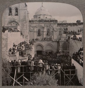 Davy zaplňující každý výklenek kostela Svatého hrobu, c1900 od Unbekannt