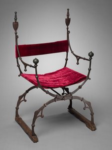 Skládací židle Curule, c. 1450-1500. od Unbekannt
