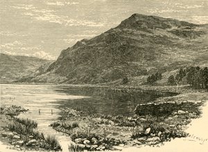 Cwm Buchan Lake a Craig-Y-Saith, 1898. od Unbekannt