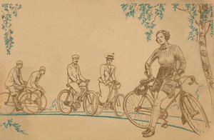 Cyklistika 1839-1939 přední obálka, 1939 od Unbekannt