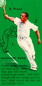 D. Prenn - Backhand Drive, c1935. od Unbekannt