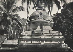 Dagoba v chrámu Posvátného zubu v Kandy, 1926 od Unbekannt
