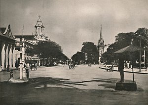 Dalhousie Street, Rangún, 1900. od Unbekannt