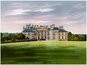 Dalkeith Palace, Edinburgh, Skotsko, domov vévody z Buccleuchu, c1880 od Unbekannt