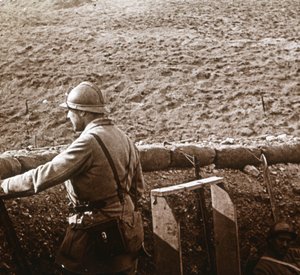 Baterie Damloup, Verdun, severní Francie, c1914-c1918 od Unbekannt