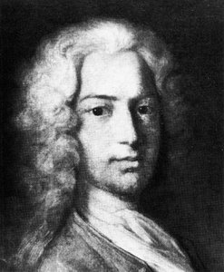 Daniel Bernoulli, švýcarský matematik, počátek 18. století od Unbekannt
