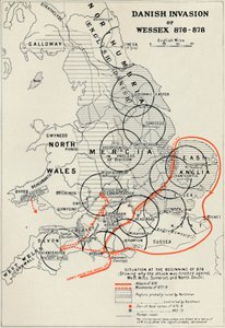 Dánská invaze do Wessexu 876-878, 1935 od Unbekannt