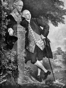 David Garrick 1717-1779, anglický herec, dramatik, divadelní manažer a producent, 1905 od Unbekannt