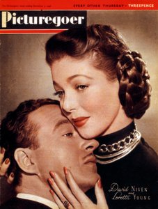 David Niven 1910-1983 a Loretta Young 1913-2000, herci, 1946 od Unbekannt