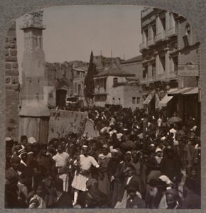David Street, Jeruzalém, c1900 od Unbekannt
