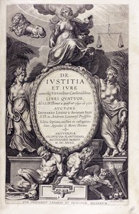 De iustitia et iure od Leonarda Lessia, 1632. od Unbekannt